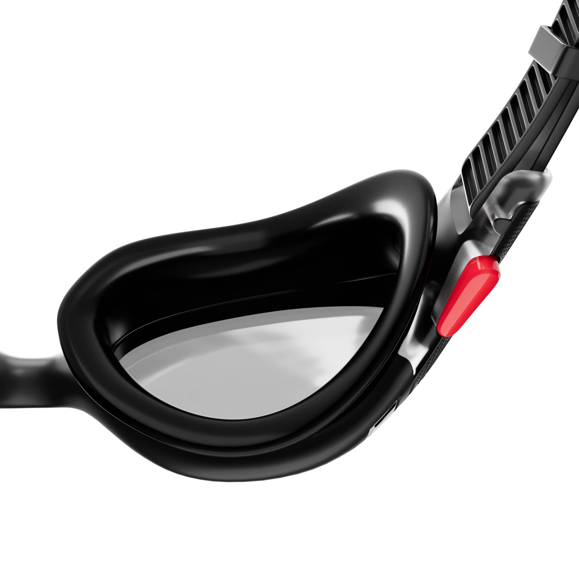 Speedo Adult Unisex Biofuse 2.0 Swimming Goggles Swimming Goggles, Black/White/Smoke, One Size